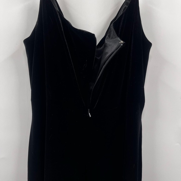 Revelry Dress Womens 12 Black Skye Velvet Maxi Elegant Sleeveless Cowl Neck - Picture 9 of 13